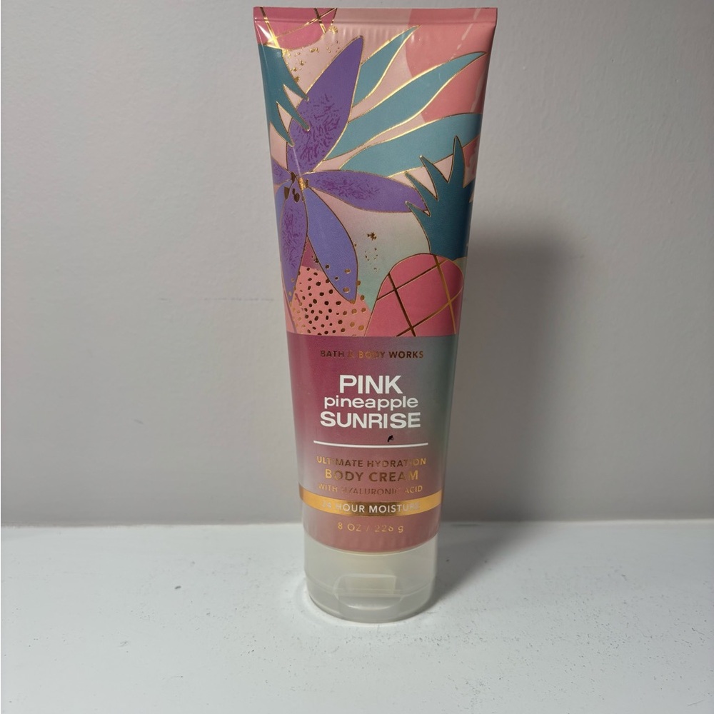 Bath & Body Works Pink Pineapple Sunrise Body Cream New